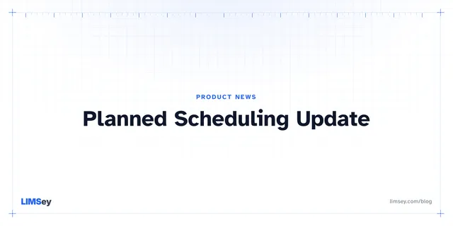 Illustration for “Planned Scheduling Update”